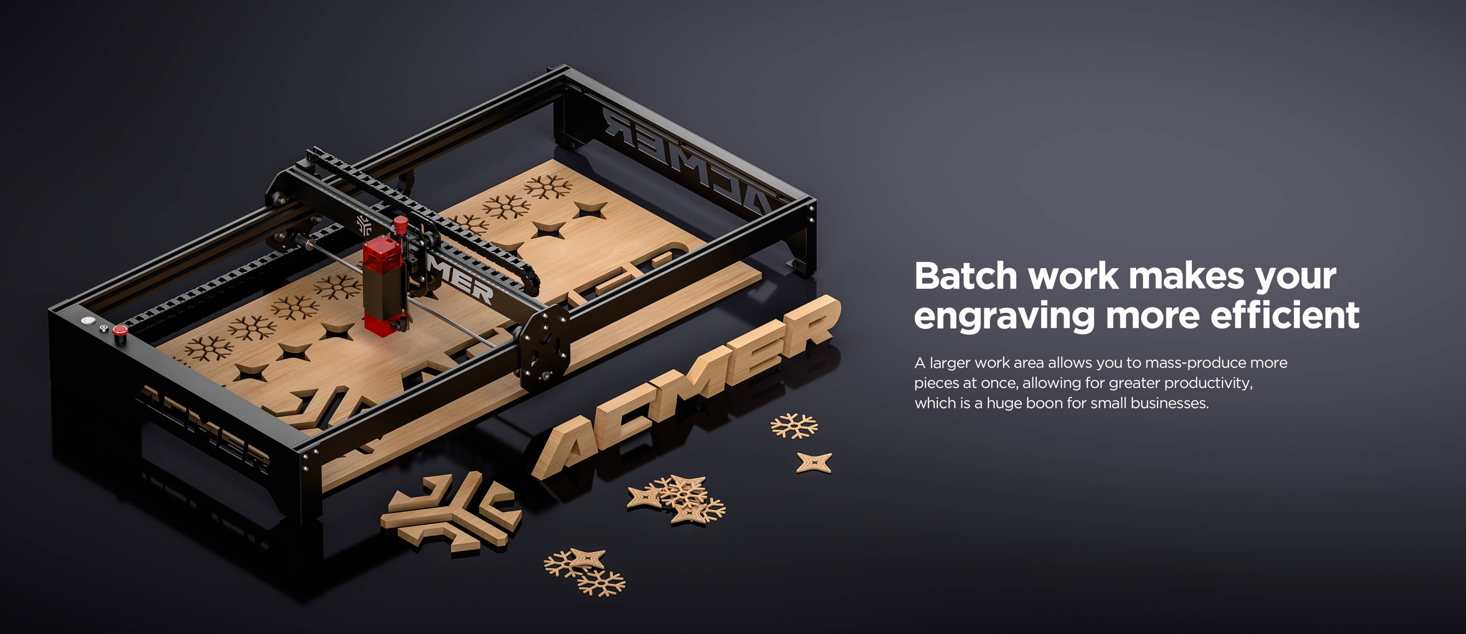 L60 Engraving Area Expansion Kit for ACMER P1